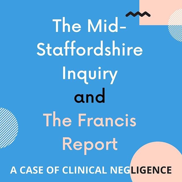 In this post we look at a trust wide case of negligence which has since become an incredibly famous and instrumental case in healthcare regulation. -
We look at the case itself and the Francis Report which came from an inquiry called by the Secretar